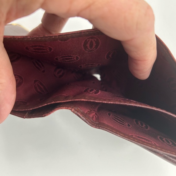 Cartier men’s bi fold wallet leather vintage - Picture 8 of 8